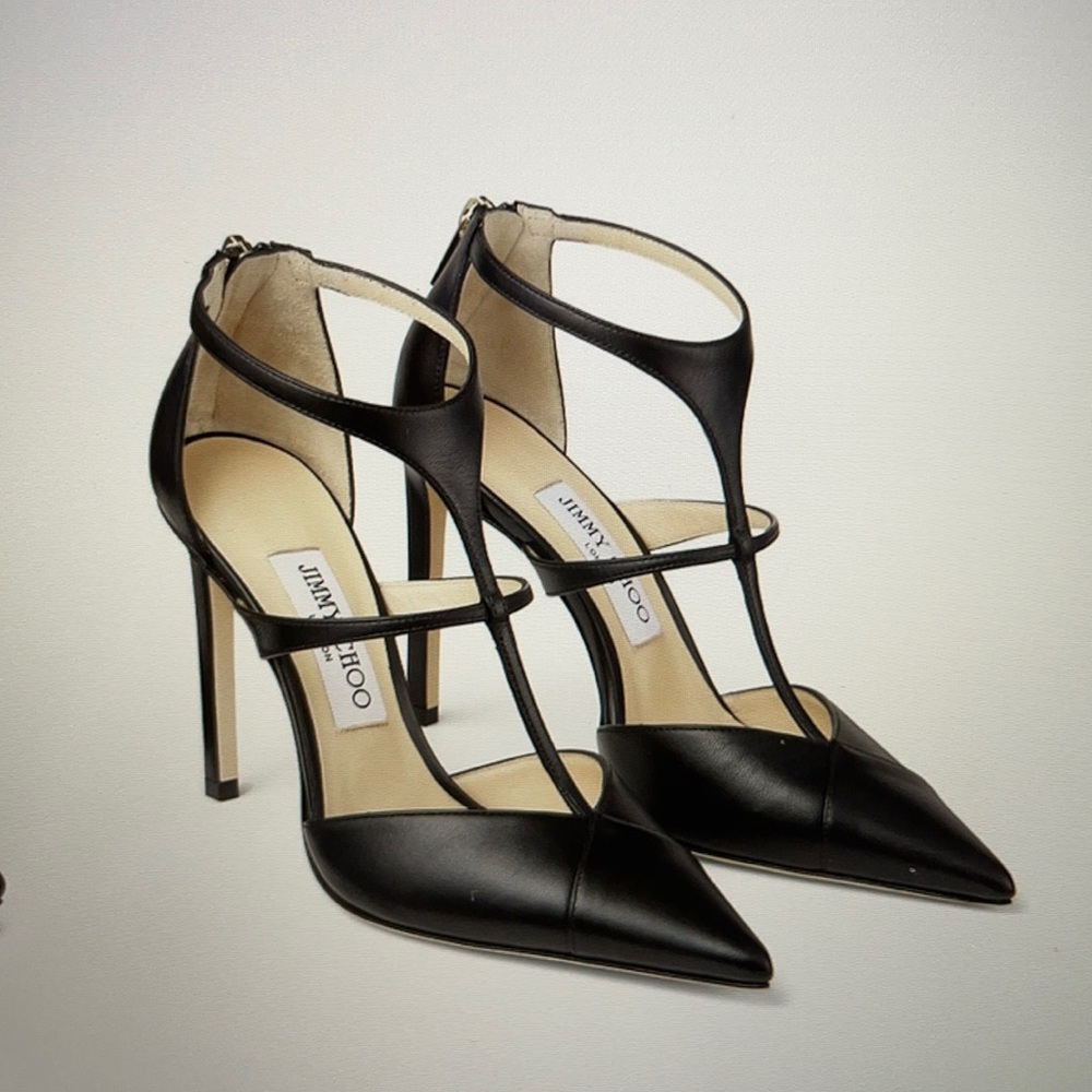 Jimmy Choo Black Heels size 37.5